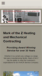 Mobile Screenshot of mark-of-the-z-heating.com